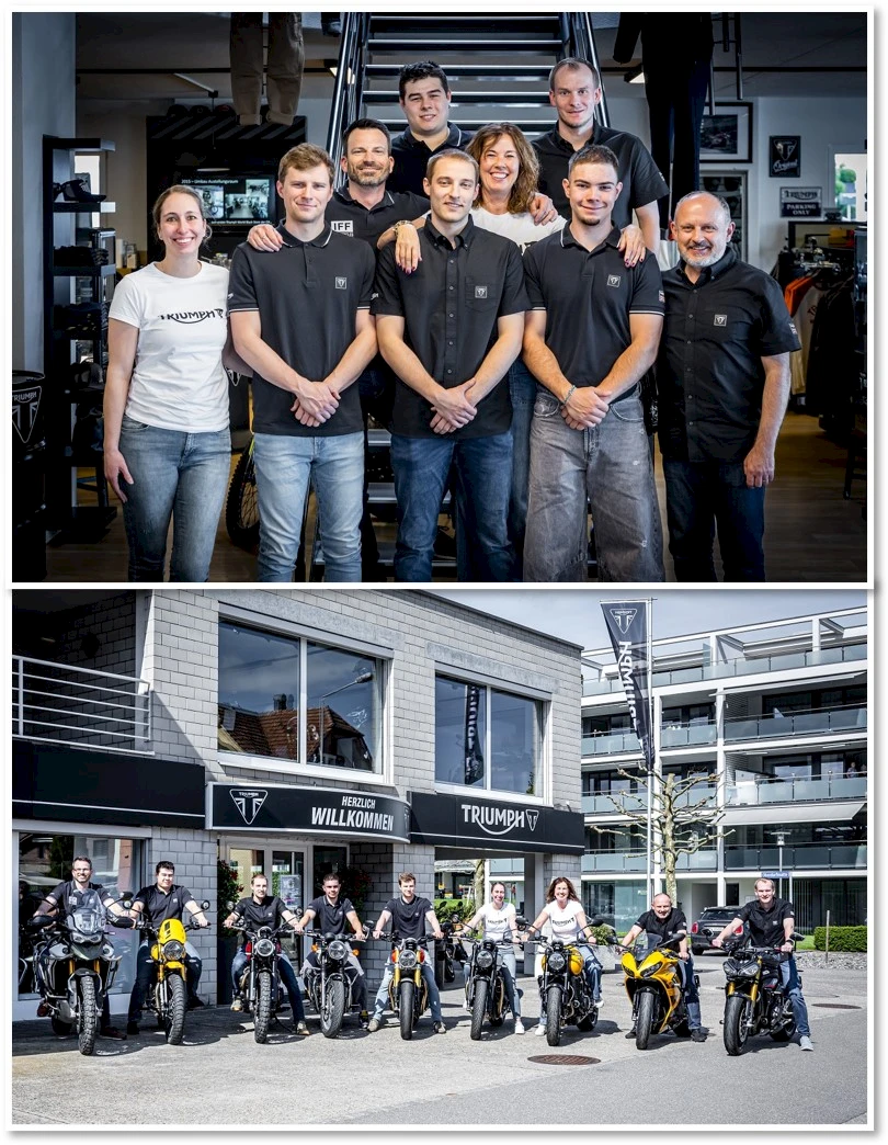 Echte Leidenschaft. Echter Service. Echter Triumph Spirit.