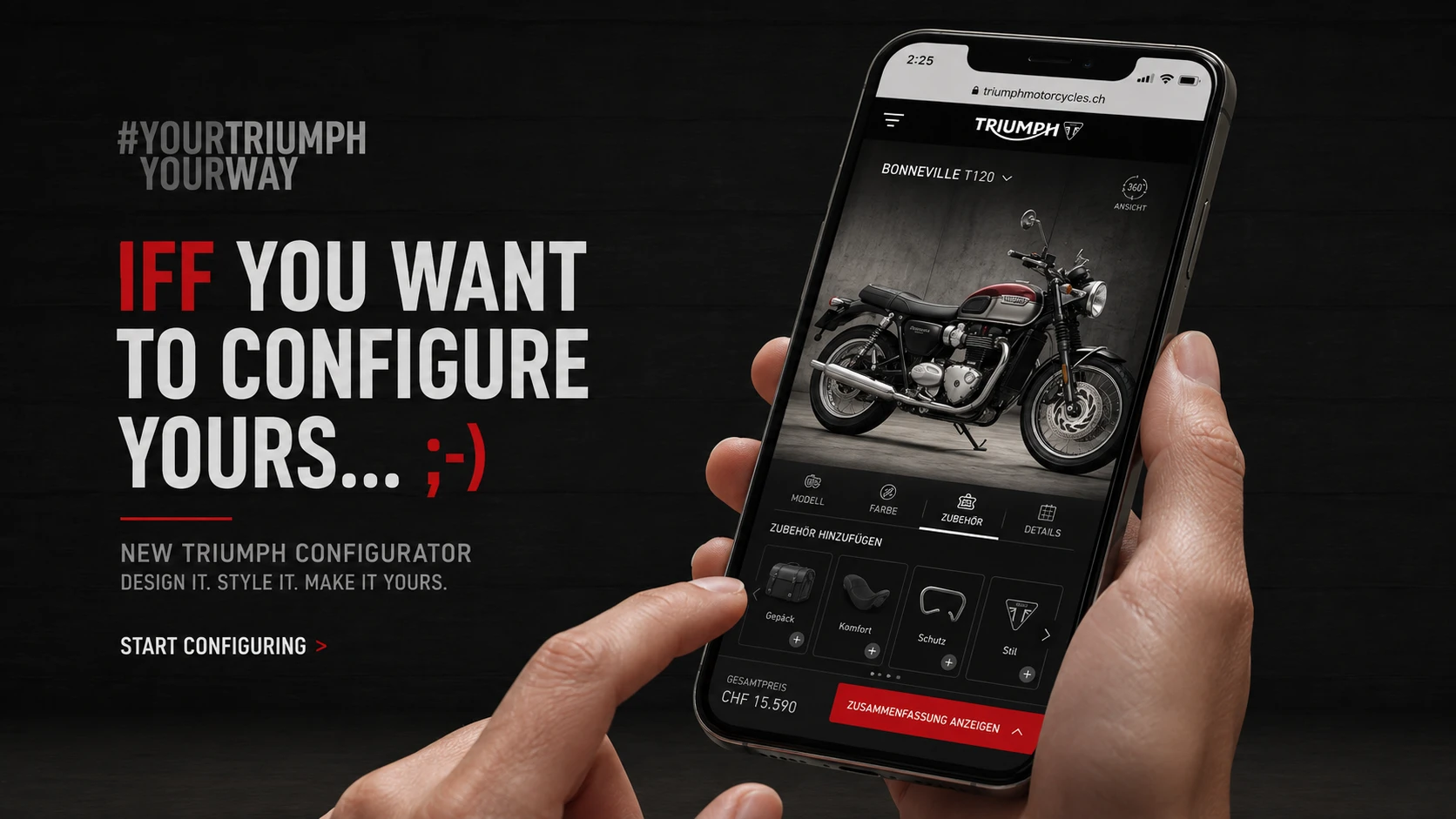 TRIUMPH KONFIGURATOR